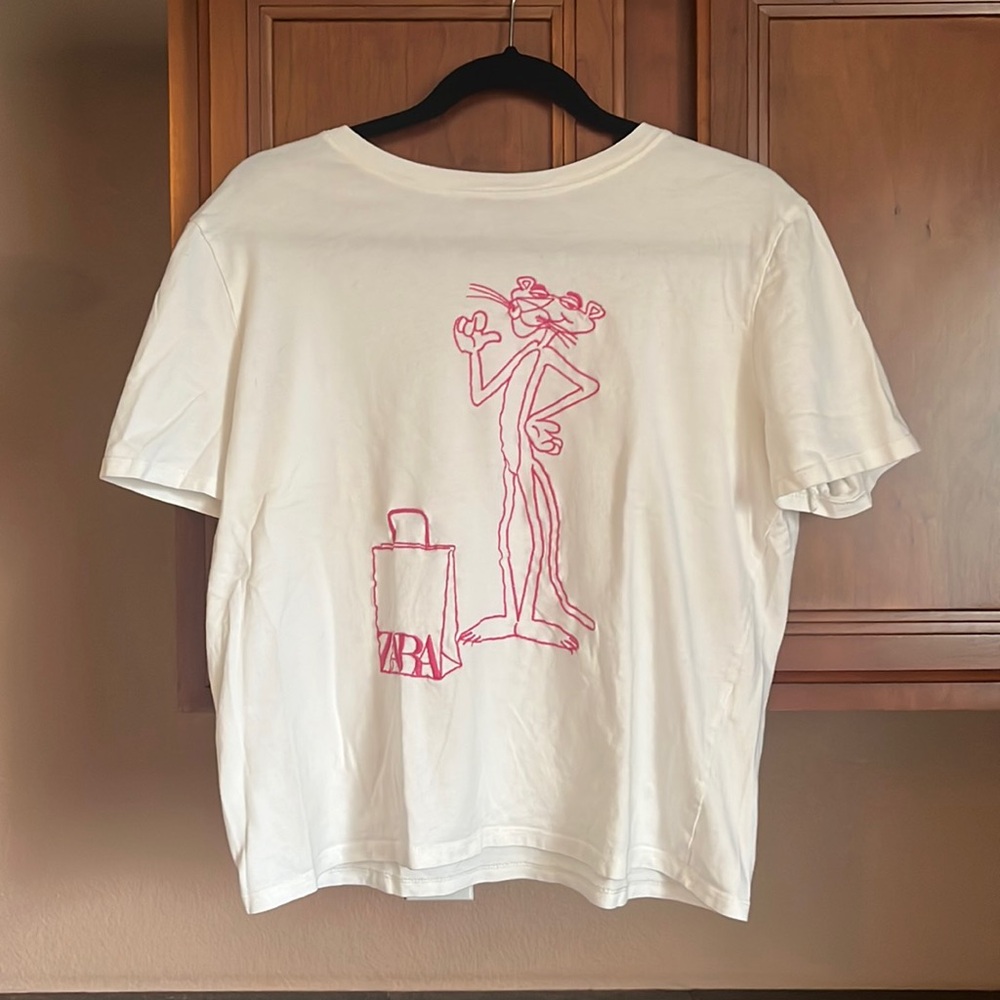 Pink Panther Zara Graphic Tee; Size M